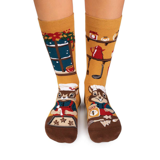 Calcetines Arty Socks – Cuento Navideño, Ardillas