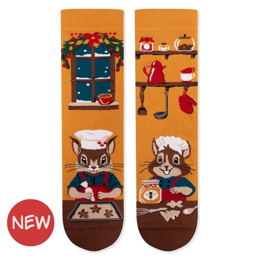 Calcetines Arty Socks – Cuento Navideño, Ardillas