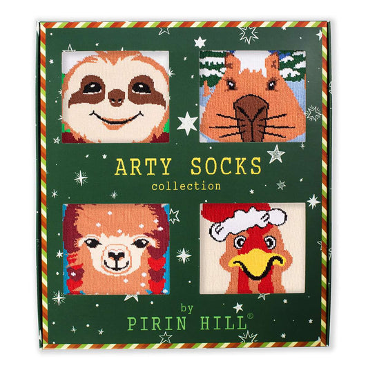 Calcetines Arty Socks – Animales Navideños, Box 4